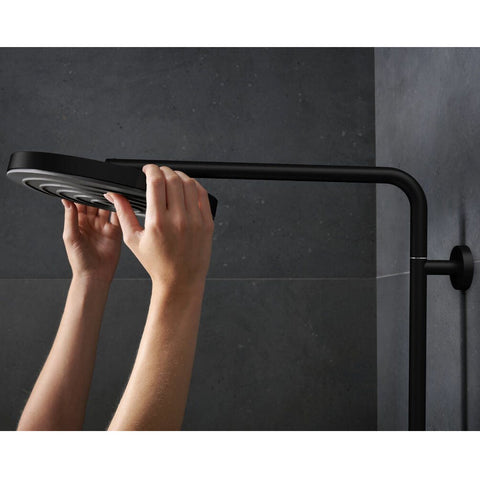 Hansgrohe Pulsify S Puro zuhanyrendszer termosztátos, kézizuhany 3jet, matt fekete