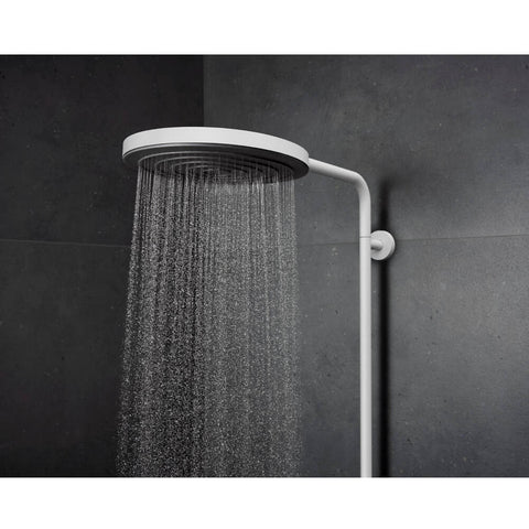 Hansgrohe Pulsify S Puro zuhanyrendszer termosztátos, kézizuhany 3jet, matt fehér
