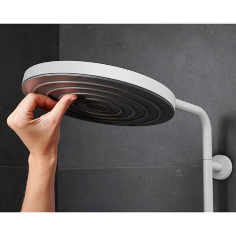 Hansgrohe Pulsify S Puro zuhanyrendszer termosztátos, kézizuhany 3jet, matt fehér