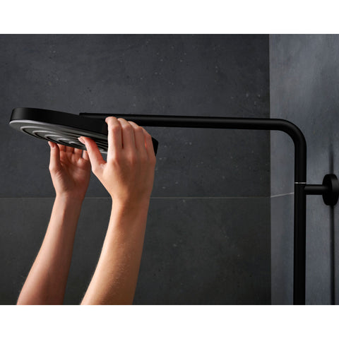 Hansgrohe Pulsify S Puro zuhanyrendszer termosztátos, EcoSmart, kézizuhany 3jet, matt fekete