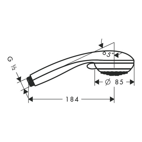 Hansgrohe Crometta 85 Variojet kézizuhany