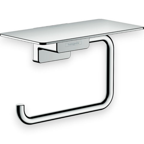 Hansgrohe AddStoris WC papír tartó, polccal, króm