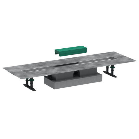 Hansgrohe uBox universal teljes szett lapos telepítéshez- 80 cm, zuhanylefolyó készlethez