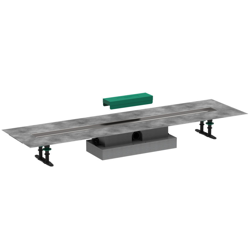 Hansgrohe uBox universal teljes szett lapos telepítéshez- 100 cm, zuhanylefolyó készlethez