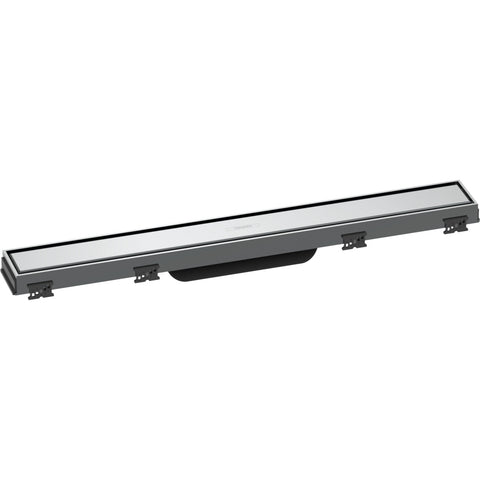 Hansgrohe RainDrain Match zuhanylefolyó színkészlet 60 cm, állítható magasságú keret, króm