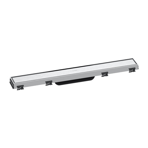 Hansgrohe RainDrain Match zuhanylefolyó színkészlet 60 cm, állítható magasságú keret, rozsdamentes hatású