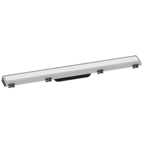 Hansgrohe RainDrain Match zuhanylefolyó színkészlet 70 cm, állítató magasságú keret, matt fehér