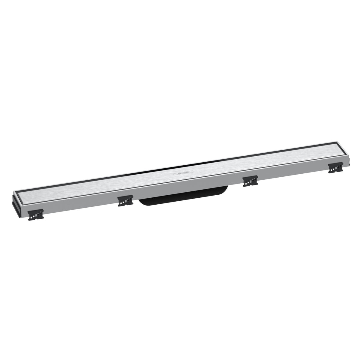 Hansgrohe RainDrain Match zuhanylefolyó színkészlet 70 cm, állítató magasságú keret, rozsdamentes hatású