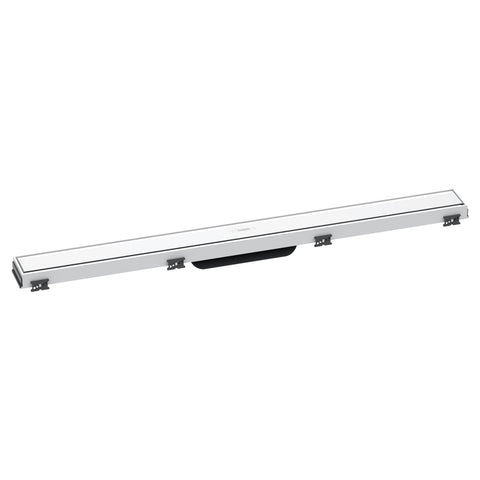 Hansgrohe RainDrain Match zuhanylefolyó színkészlet 80 cm, állítható magasságú keret, fehér