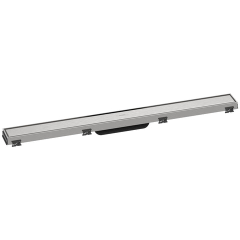 Hansgrohe RainDrain Match zuhanylefolyó színkészlet 80 cm, állítható magasságú keret, rozsdamentes hatású