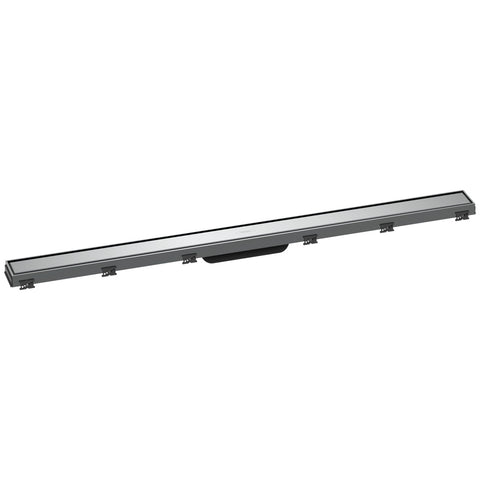 Hansgrohe RainDrain Match zuhanylefolyó színkészlet 100 cm, állítható magasságú keret, króm