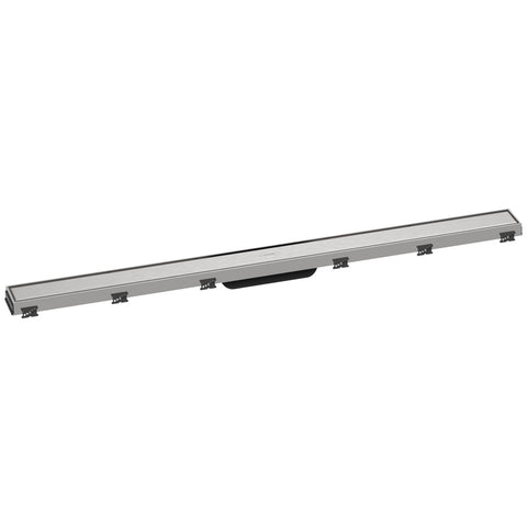 Hansgrohe RainDrain Match zuhanylefolyó színkészlet 100 cm, állítható magasságú keret, rozsdamentes hatású