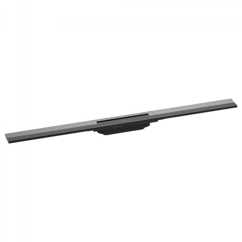 Hansgrohe RainDrain Flex zuhanylefolyó színkészlet 90 cm, formára vágható, szálcsiszolt fekete