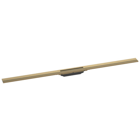 Hansgrohe RainDrain Flex zuhanylefolyó színkészlet 120 cm, formára vágható, szálcsiszolt bronz