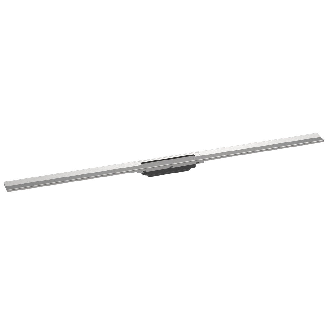Hansgrohe RainDrain Flex zuhanylefolyó színkészlet 120 cm, formára vágható, rozsdamentes acél hatású