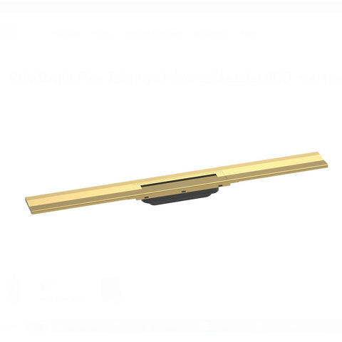 Hansgrohe RainDrain Flex zuhanylefolyó színkészlet 80 cm, formára vágható, fali, p. arany hatású