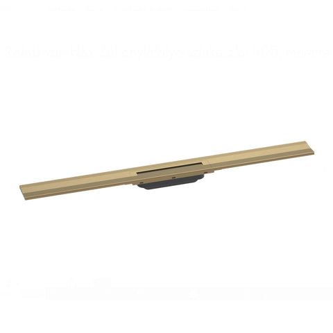 Hansgrohe RainDrain Flex zuhanylefolyó színkészlet 90 cm, formára vágható, fali, szálcsiszolt bronz