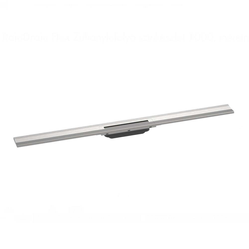 Hansgrohe RainDrain Flex zuhanylefolyó színkészlet 100 cm, formára vágható, fali, rm. hatású