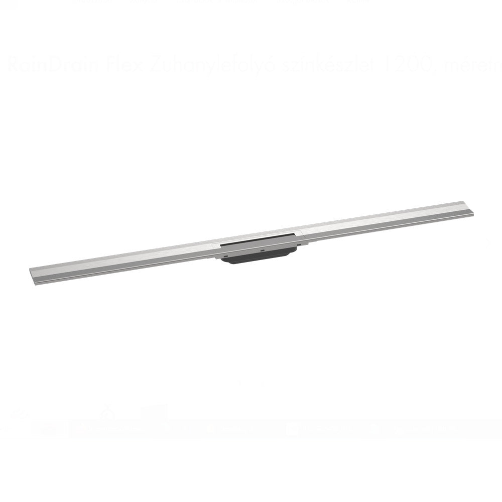 Hansgrohe RainDrain Flex zuhanylefolyó színkészlet 120 cm, formára vágható, fali, rm. hatású