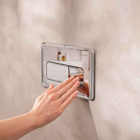 Hansgrohe iFrame Original Q nyomólap, dual mennyiség, króm