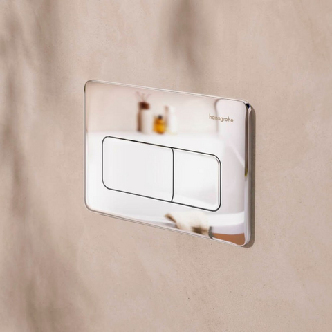 Hansgrohe iFrame Original Q nyomólap, dual mennyiség, króm