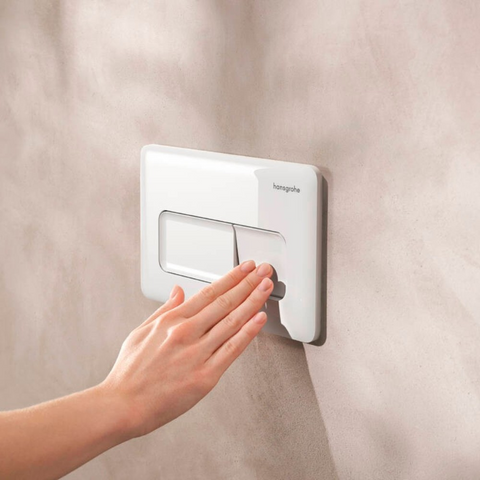 Hansgrohe iFrame Original Q nyomólap, dual mennyiség, fehér