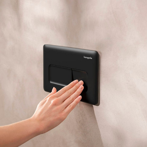 Hansgrohe iFrame Original Q nyomólap, dual mennyiség, matt fekete