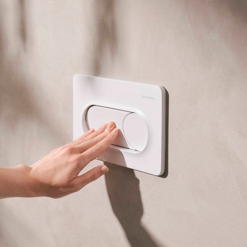 Hansgrohe iFrame Original S nyomólap, dual mennyiség, matt fehér
