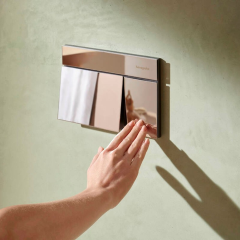 Hansgrohe iFrame Element E nyomólap, dual mennyiség, króm