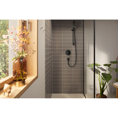 Hansgrohe Zebris zuhanycsaptelep falsík alatti szereléshez - iBox alaptesthez, matt fekete
