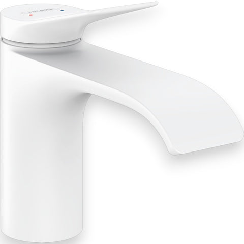 Hansgrohe Vivenis mosdócsaptelep 80, automata lefolyógarnitúra, matt fehér