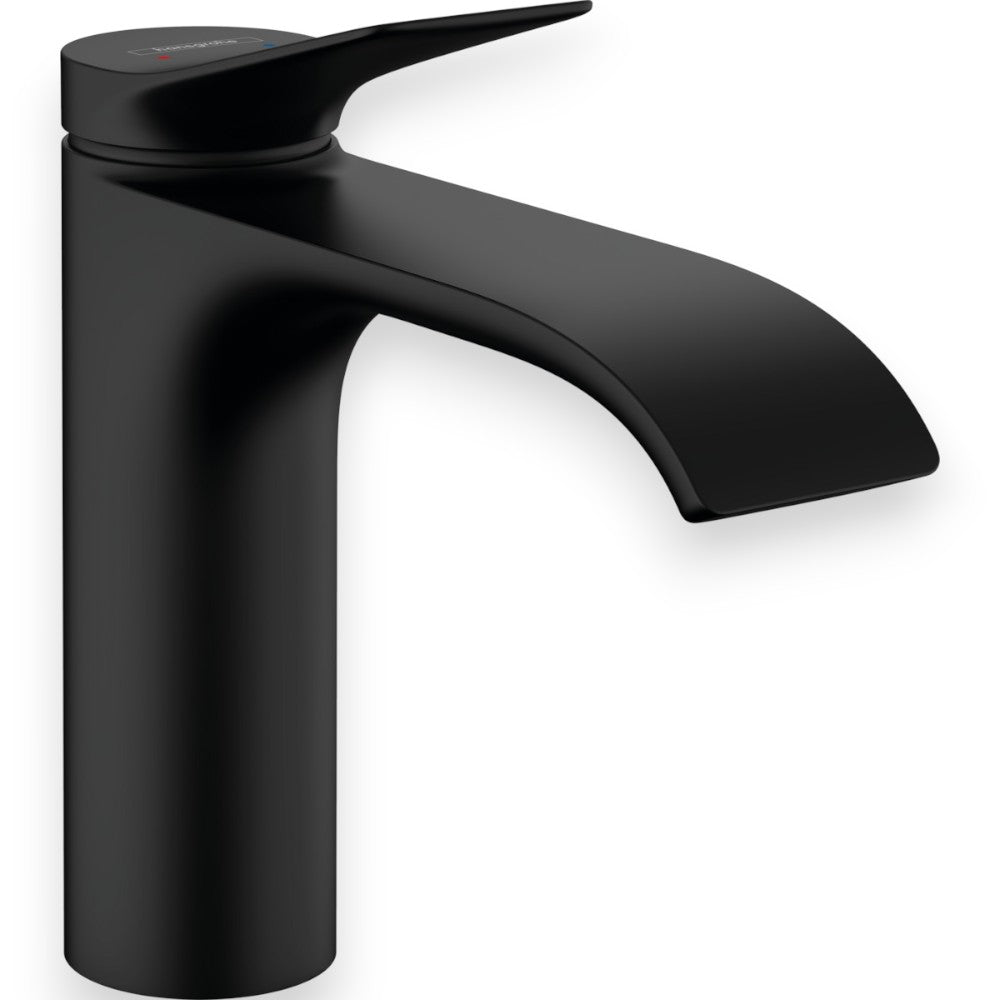 Hansgrohe Vivenis mosdócsaptelep 110, lefolyógarnitúra nélkül, matt fekete