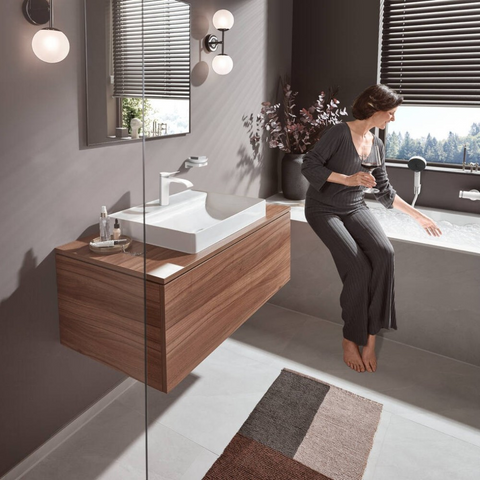 Hansgrohe Vivenis mosdócsaptelep 110, lefolyógarnitúra nélkül, matt fehér