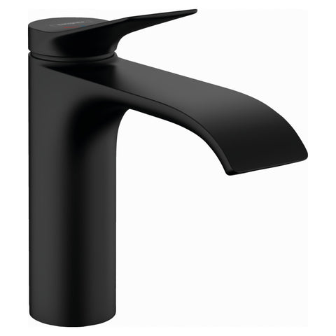 Hansgrohe Vivenis mosdócsaptelep 110, CoolStart, automata lefolyógarnitúra, matt fekete