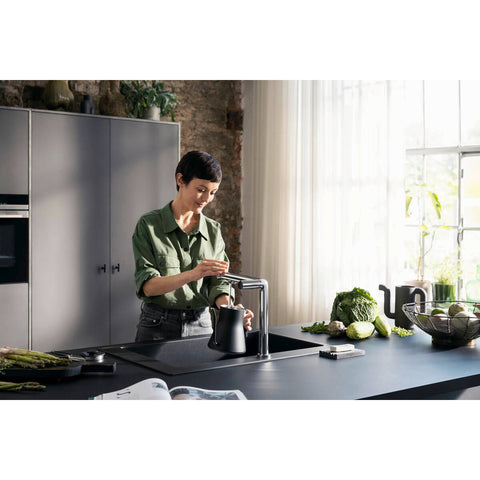 Hansgrohe Aqittura M91 Sodasystem konyhai csaptelep 240, 1jet, rozsdamentes acél hatású