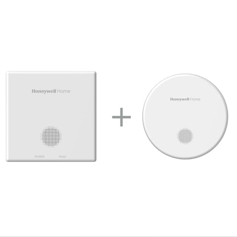 Honeywell Biztonságos Otthon Basic csomag - szén-monoxid jelző (R200C-2) + füstérzékelő (R200S-2)
