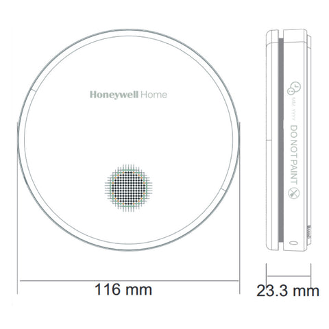 Honeywell Biztonságos Otthon Basic csomag - szén-monoxid jelző (R200C-2) + füstérzékelő (R200S-2)