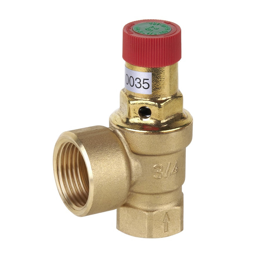 Honeywell biztonsági szelep 3/4"  3 bar fűtési és solár rendszerekhez max 120°C