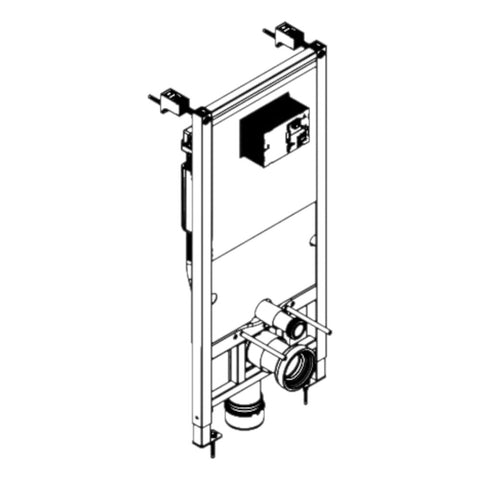 Hansgrohe iFrame universal WC tartály, falsík alatti 1120, fali rögzítésű WC-hez