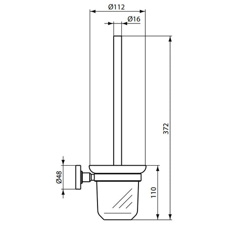 Ideal Standard IOM fürdőszobai kiegészítő készlet: WC kefe + tartó, üvegpohár + tartó, szappantartó