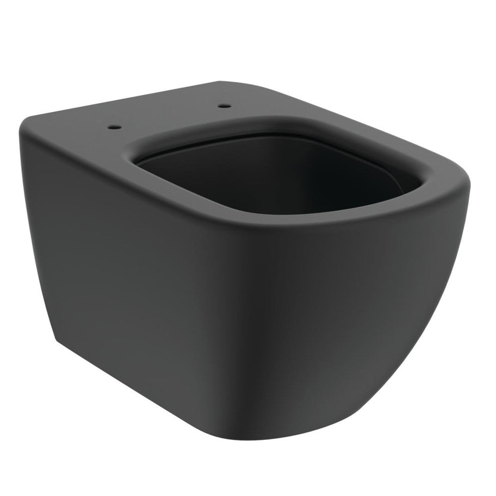 Ideal Standard Tesi WC csésze fali, mélyöblítésű, matt fekete