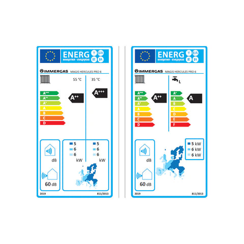 Immergas Magis Hercules Pro 6 split hőszivattyú előszerelt HMV tárolóval, 1 fázis