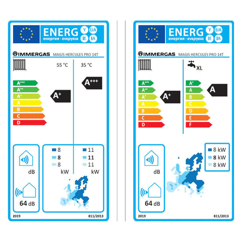 Immergas Magis Hercules Pro 14 T split hőszivattyú előszerelt HMV tárolóval, 3 fázis