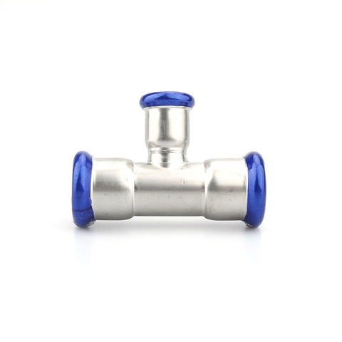 Install Inox AquaPress T-idom szűkített 89-76-89 (316L)