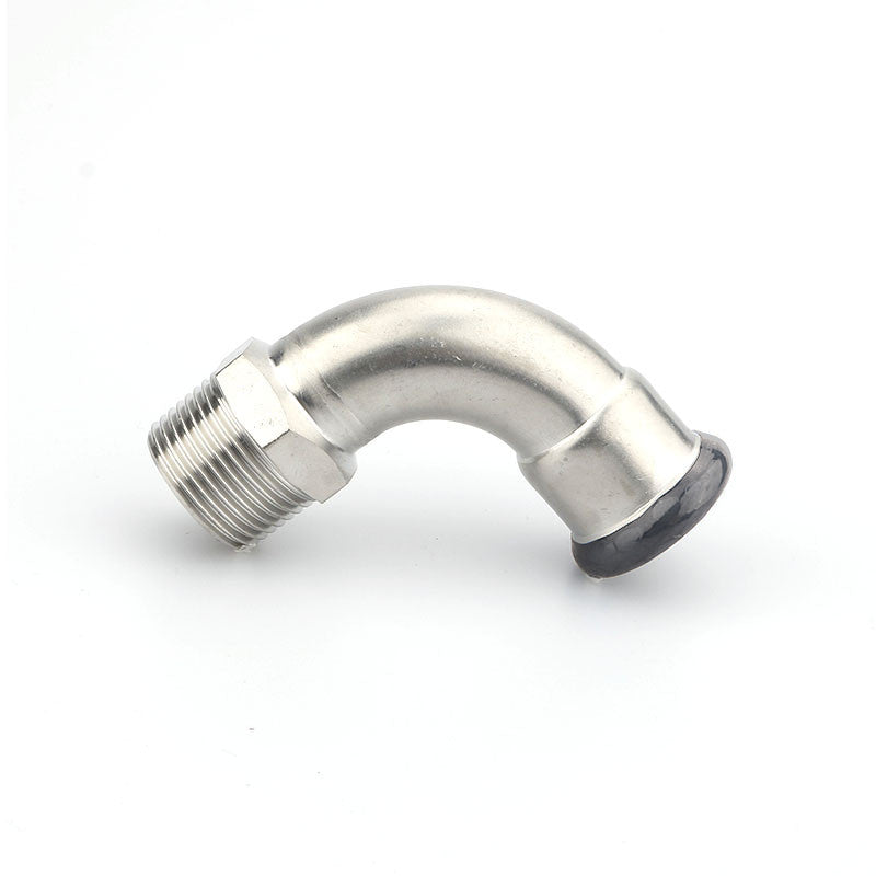 Install Inox TempPress könyök 90 KM 22-1/2" (304)