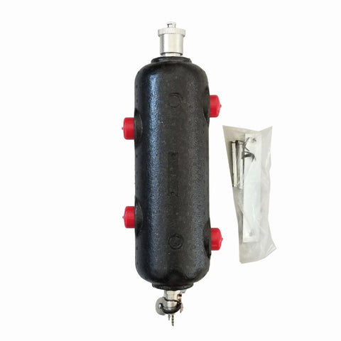 Install Xchange Hidraulikus váltó 6/4" - D102 inox 9000l/h (légtelenítővel,kazántöltővel,szigetelt)
