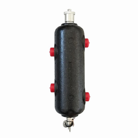 Install Xchange Hidraulikus váltó 6/4" - D102 inox 9000l/h (légtelenítővel,kazántöltővel,szigetelt)