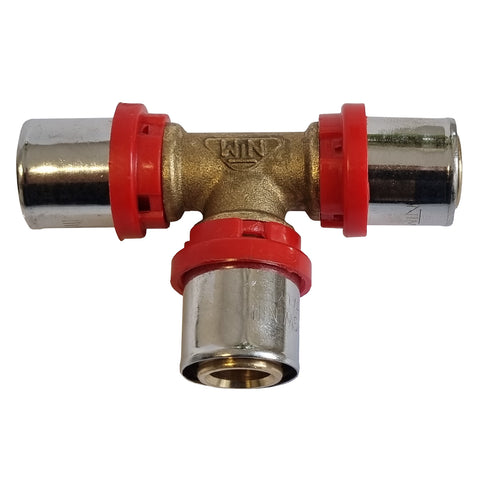 Install Alpex press T-idom Egál 20x2