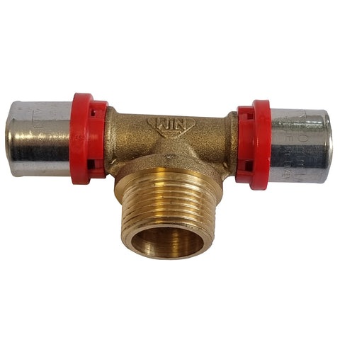 Install Alpex press T-idom KM 26-3/4 "-26