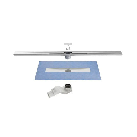 Jika Pure zuhanyfolyóka 1000mm, vágható burkolat, rozsdamentes acél